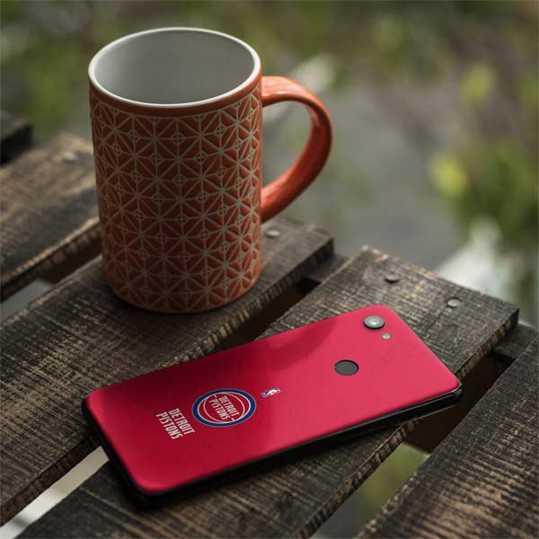 NBA Detroit Pistons Distressed Google Pixel 3a Skin