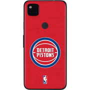 NBA Detroit Pistons Distressed Google Pixel 4a Skin