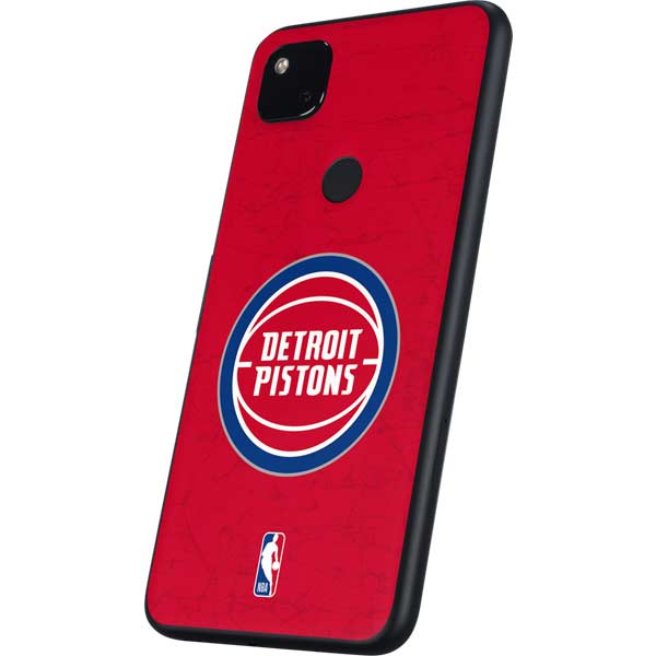 NBA Detroit Pistons Distressed Google Pixel 4a Skin