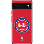 NBA Detroit Pistons Distressed Google Pixel 6 Skin