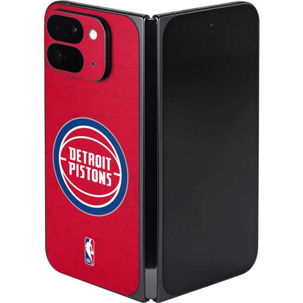 NBA Detroit Pistons Distressed Google Pixel 9 Pro Fold Skin