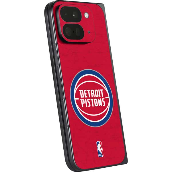 NBA Detroit Pistons Distressed Google Pixel 9 Pro Fold Skin