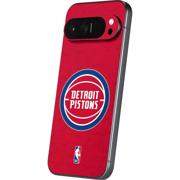 NBA Detroit Pistons Distressed Google Pixel 9 Pro XL Skin