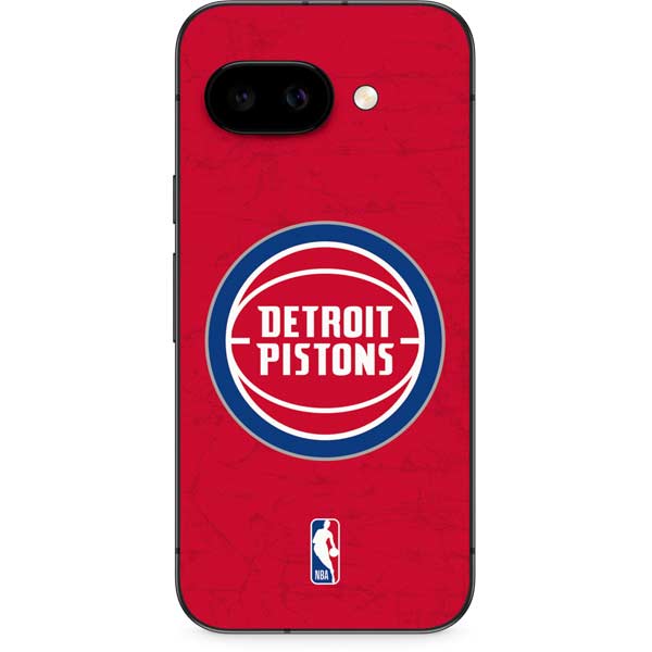 NBA Detroit Pistons Distressed Google Pixel 9a Skin