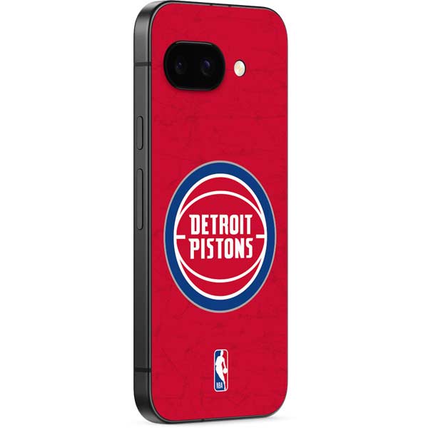 NBA Detroit Pistons Distressed Google Pixel 9a Skin
