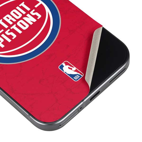 NBA Detroit Pistons Distressed Google Pixel 9a Skin