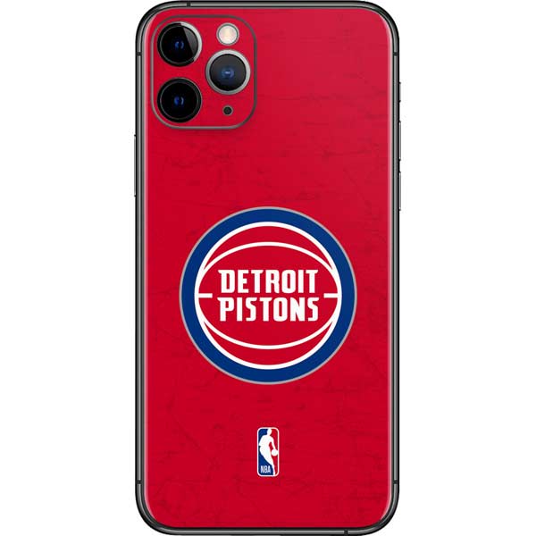 NBA Detroit Pistons Distressed iPhone 11 Pro Skin