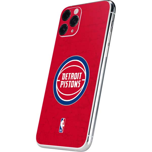 NBA Detroit Pistons Distressed iPhone 11 Pro Skin