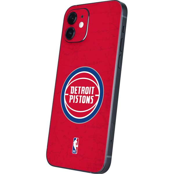 NBA Detroit Pistons Distressed iPhone 12 Mini Skin