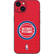 NBA Detroit Pistons Distressed iPhone 13 Skin