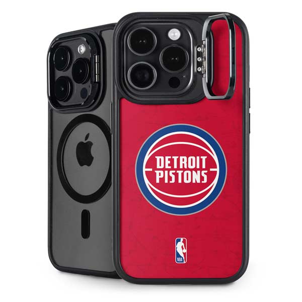 NBA Detroit Pistons Distressed iPhone 14 Pro Kickstand Case