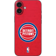 NBA Detroit Pistons Distressed iPhone 16 Plus Skin