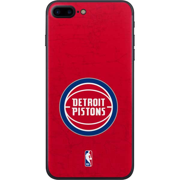 NBA Detroit Pistons Distressed iPhone 8 Plus Skin