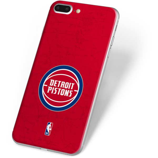 NBA Detroit Pistons Distressed iPhone 8 Plus Skin