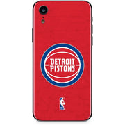 NBA Detroit Pistons Distressed iPhone XR Skin