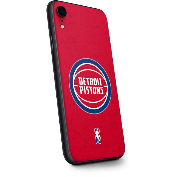 NBA Detroit Pistons Distressed iPhone XR Skin