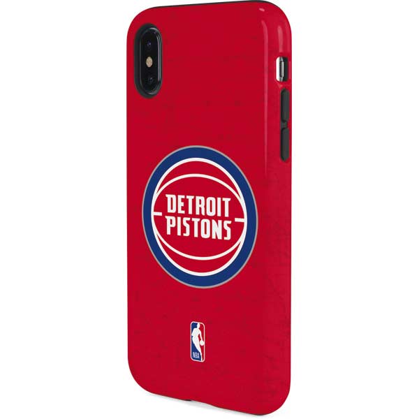 NBA Detroit Pistons Distressed iPhone XS Pro Case