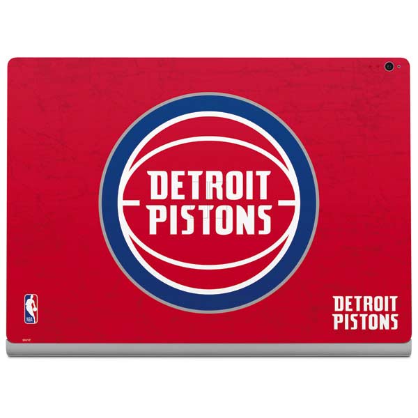NBA Detroit Pistons Distressed Surface Book 2 15in Skin