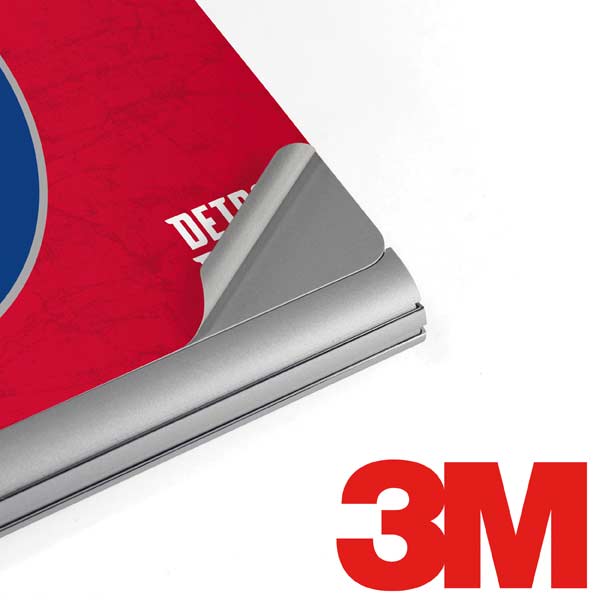 NBA Detroit Pistons Distressed Surface Book 2 15in Skin