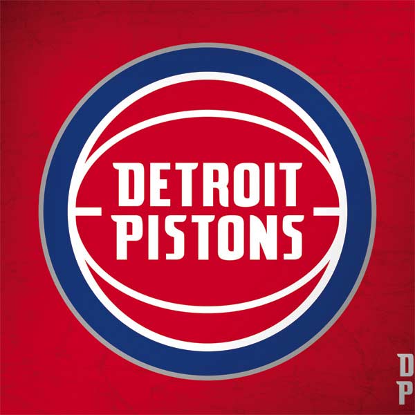 NBA Detroit Pistons Distressed Surface Book 2 15in Skin