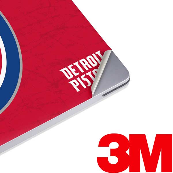 NBA Detroit Pistons Distressed Surface Laptop 2 Skin