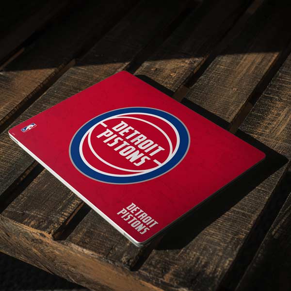 NBA Detroit Pistons Distressed Surface Laptop 2 Skin