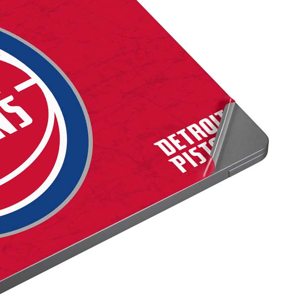 NBA Detroit Pistons Distressed Surface Laptop 4 15in Skin