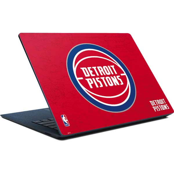 NBA Detroit Pistons Distressed Surface Laptop Skin