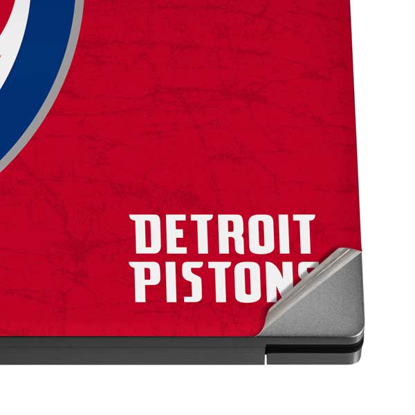 NBA Detroit Pistons Distressed Dell XPS Skin