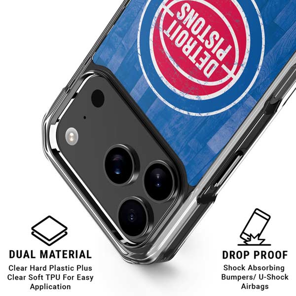 NBA Detroit Pistons Hardwood Classics iPhone 17 Pro Max MagSafe Case