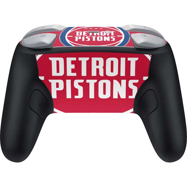 NBA Detroit Pistons Large Logo Nintendo Switch 2 (2025) Pro Controller Skin