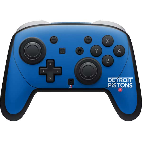 NBA Detroit Pistons Standard - Blue Nintendo Switch 2 (2025) Pro Controller Skin