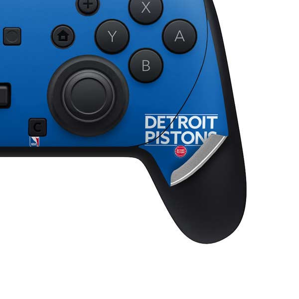 NBA Detroit Pistons Standard - Blue Nintendo Switch 2 (2025) Pro Controller Skin