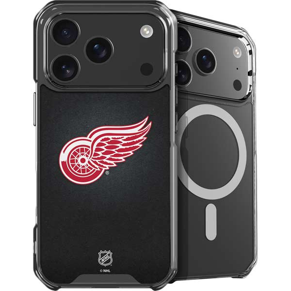 NHL Detroit Red Wings Black Background iPhone 17 Pro Max MagSafe Case