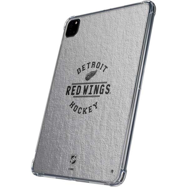 NHL Detroit Red Wings Black Text iPad Pro 11in (2024) Clear Case