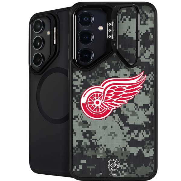 NHL Detroit Red Wings Camo Galaxy S26 Plus Kickstand Case