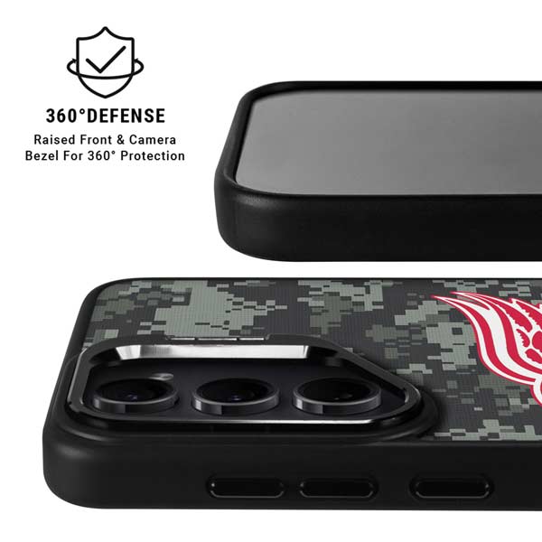 NHL Detroit Red Wings Camo Galaxy S26 Plus Kickstand Case