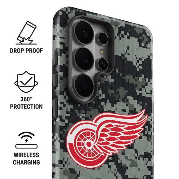 NHL Detroit Red Wings Camo Galaxy S26 Ultra Impact Case