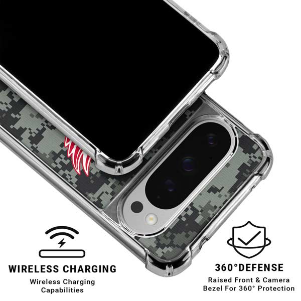 NHL Detroit Red Wings Camo Google Pixel 10 Pro XL Clear Case