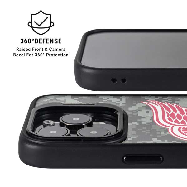 NHL Detroit Red Wings Camo iPhone 14 Pro Kickstand Case