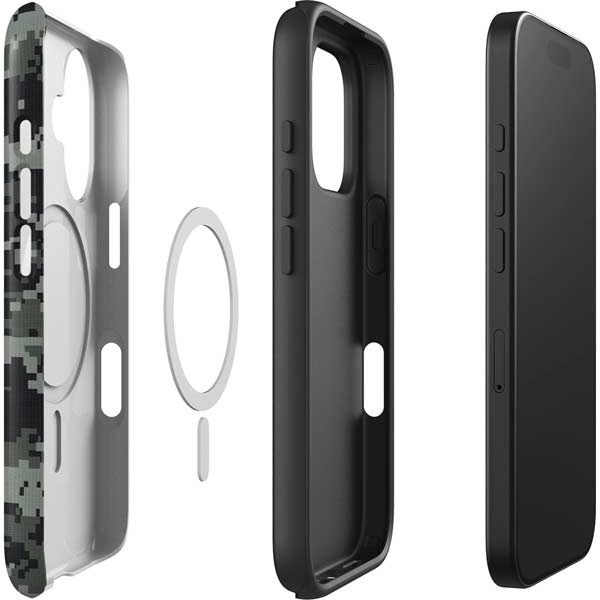 NHL Detroit Red Wings Camo iPhone 16 Magsafe Impact Case