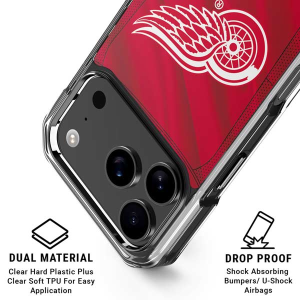 NHL Detroit Red Wings Home Jersey iPhone 17 Pro Max MagSafe Case