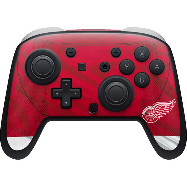 NHL Detroit Red Wings Home Jersey Nintendo Switch 2 (2025) Pro Controller Skin