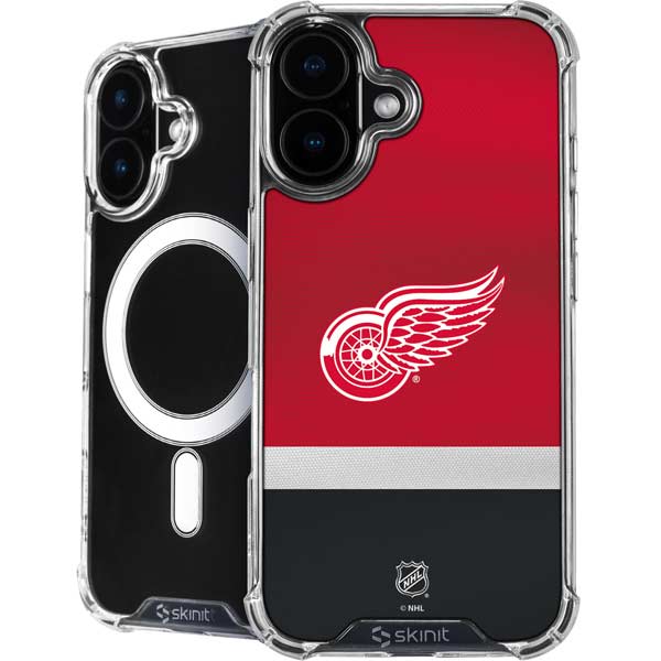 NHL Detroit Red Wings Jersey iPhone 16 MagSafe Case