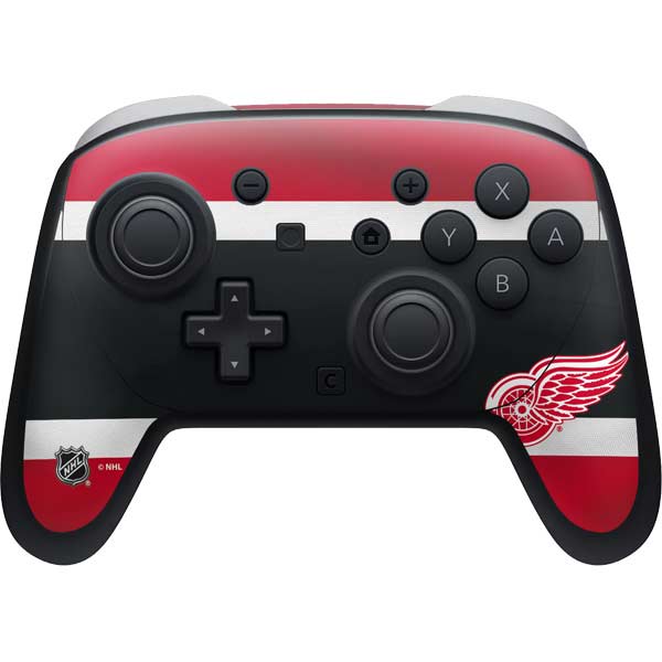 NHL Detroit Red Wings Jersey Nintendo Switch 2 (2025) Pro Controller Skin