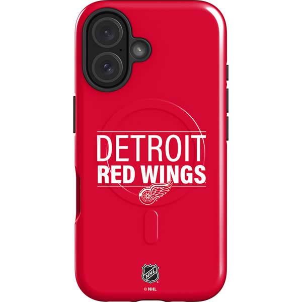 NHL Detroit Red Wings Lineup iPhone 16 Magsafe Impact Case