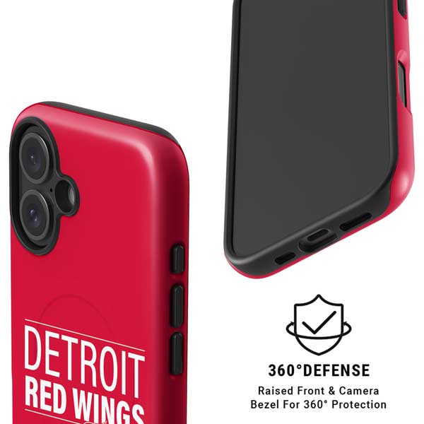 NHL Detroit Red Wings Lineup iPhone 16 Magsafe Impact Case