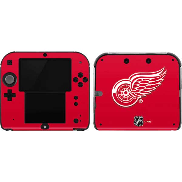 NHL Detroit Red Wings Solid Background Nintendo Skins
