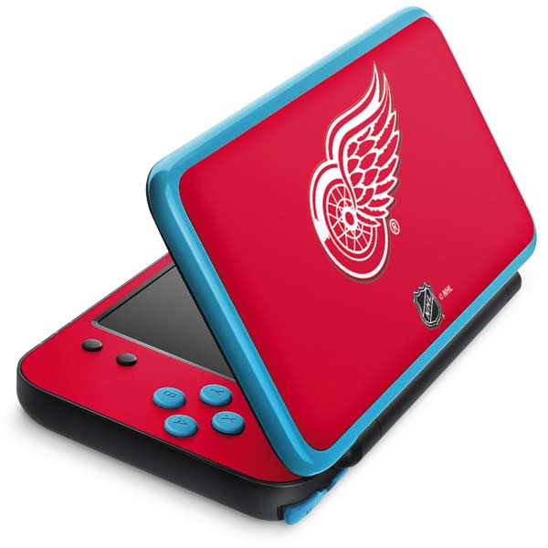 NHL Detroit Red Wings Solid Background Nintendo Skins