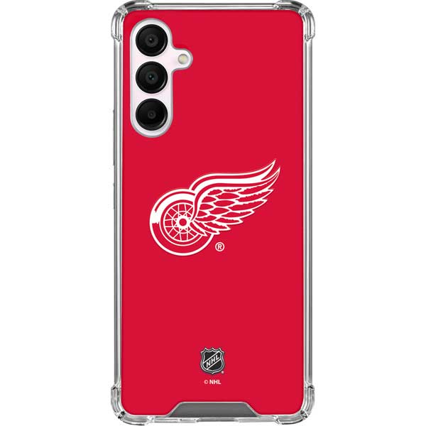 NHL Detroit Red Wings Solid Background Galaxy A16 5G Clear Case